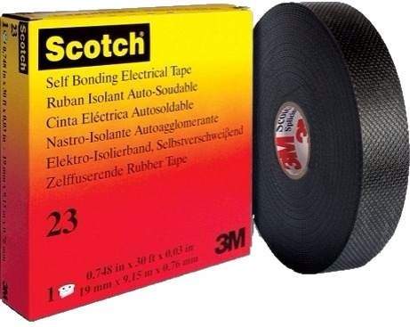 Cinta Eléctrica de Hule Autofusionable Scotch® 130C, Sin